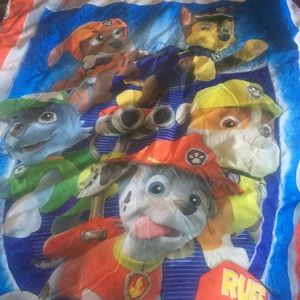 Paw patrol toddler bed cover